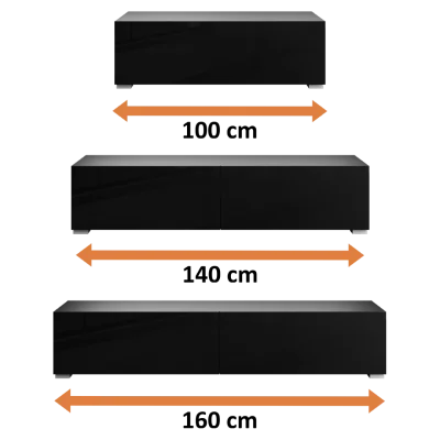 Hängeschrank schwarz