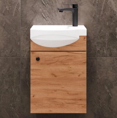 Waschtischunterschrank 40 cm mit Waschbecken