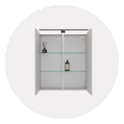 Armadietto a specchio da 40 a 59 cm