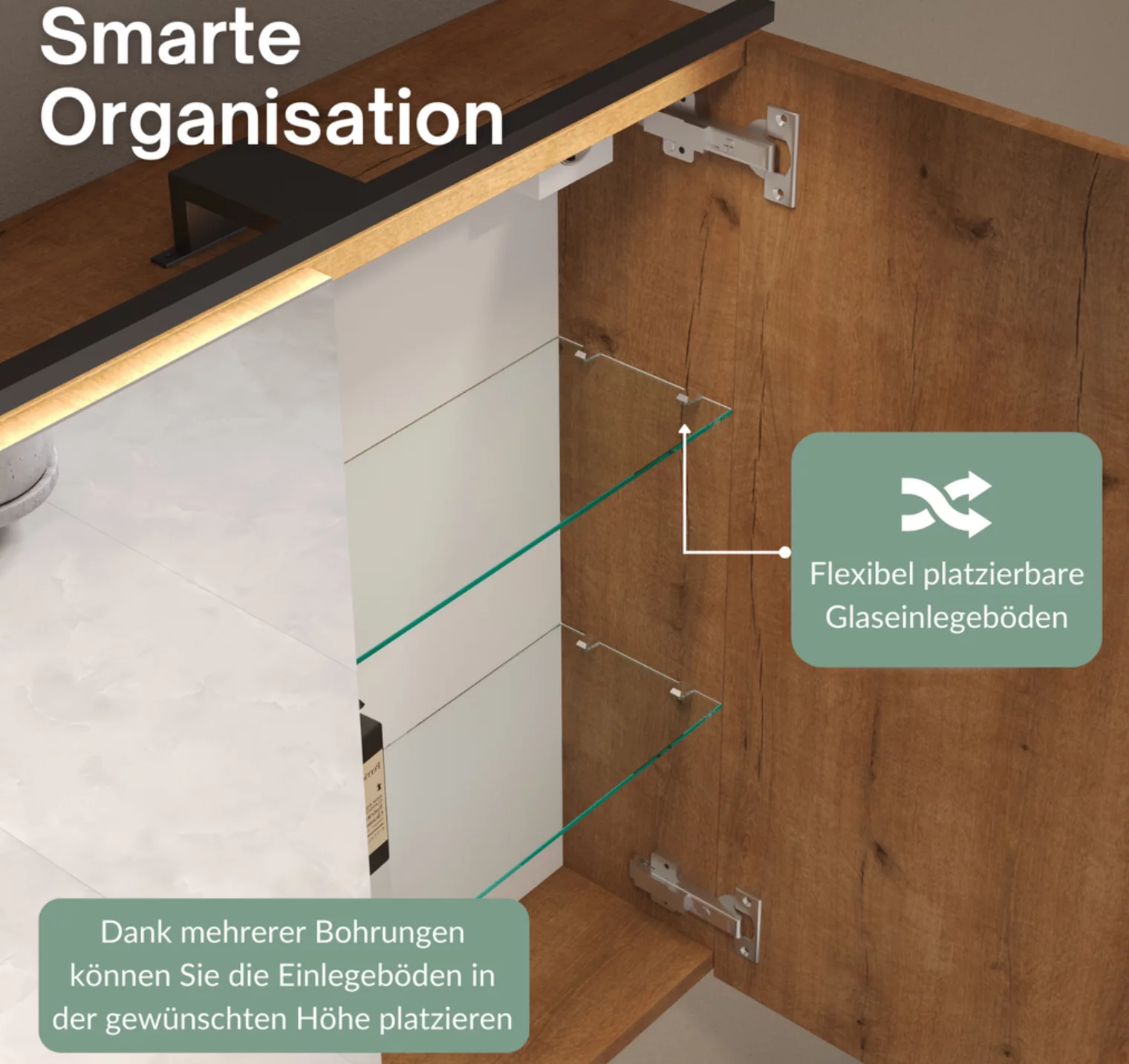Armadietto a specchio da bagno con illuminazione – Una panoramica dei modelli e dei materiali