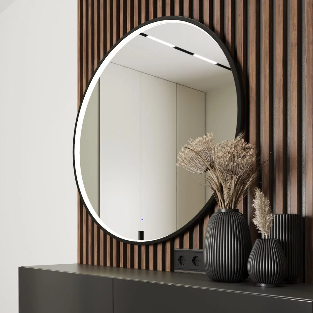 Round wall mirror: an elegant design for modern living spaces