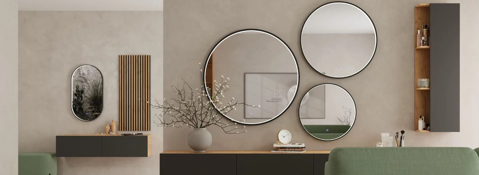 Living room mirrors from Planetmoebel