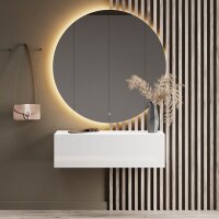 Flur M&ouml;bel Garderobe H&auml;ngeschrank 100cm wei&szlig;