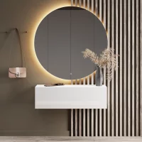 Flur Möbel Garderobe Hängeschrank 100cm weiß