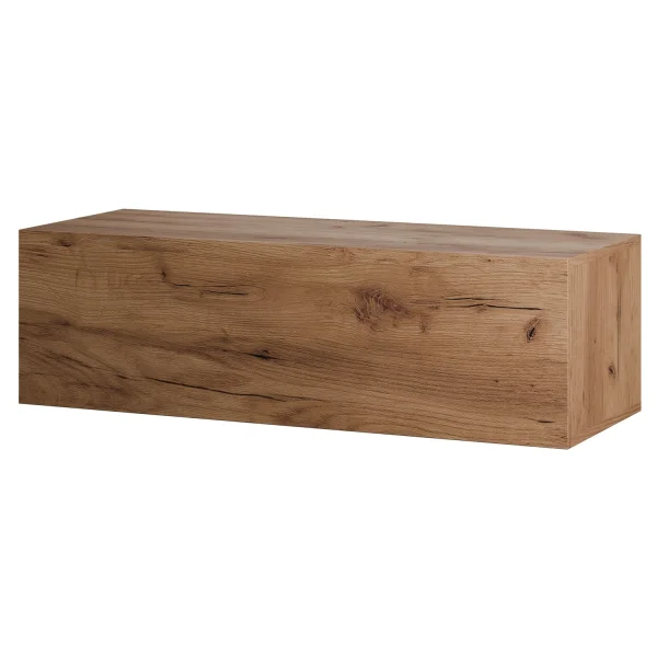 Flur Möbel Garderobe Hängeschrank 100 cm Gold Eiche