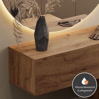 Flur Möbel Garderobe Hängeschrank 100 cm Gold...