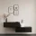 Flur Möbel Garderobe 2x Hängeschrank 100 cm Schwarz