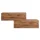 Flur Möbel Garderobe 2x Hängeschrank 100 cm Gold Eiche