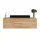 Bedroom nightstand cabinet 100 cm gold oak