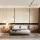 Bedroom nightstand cabinets 2x 100 cm gold oak