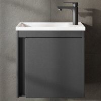 Waschtisch inkl. Waschbecken grau matt 50cm