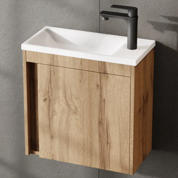 Waschtisch inkl. Waschbecken wotan eiche 50 cm