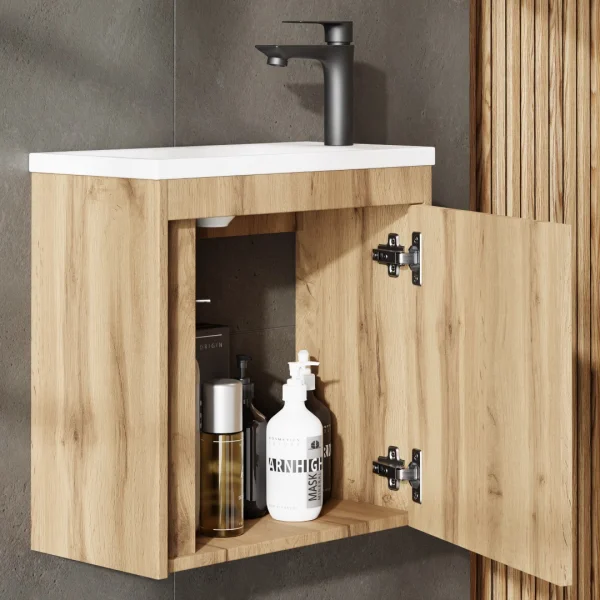 Waschtisch inkl. Waschbecken wotan eiche 50 cm