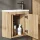 Waschtisch inkl. Waschbecken wotan eiche 50 cm