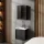 Ensemble de meubles de salle de bains avec meuble-lavabo, vasque et armoire de toilette à LED de 50 cm, plusieurs coloris disponibles
