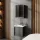 Ensemble de meubles de salle de bains avec meuble-lavabo, vasque et armoire de toilette à LED de 50 cm, plusieurs coloris disponibles