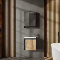 Badmöbel Set mit Waschtisch inkl. Waschbecken und...