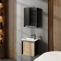 Set di mobili da bagno con mobile lavabo, lavabo e...