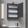 Badmöbel Set 50cm Waschtischunterschrank mit Spiegelschrank Grau matt / Wotan Eiche