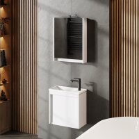 Badmöbel Set mit Waschtisch inkl. Waschbecken und...