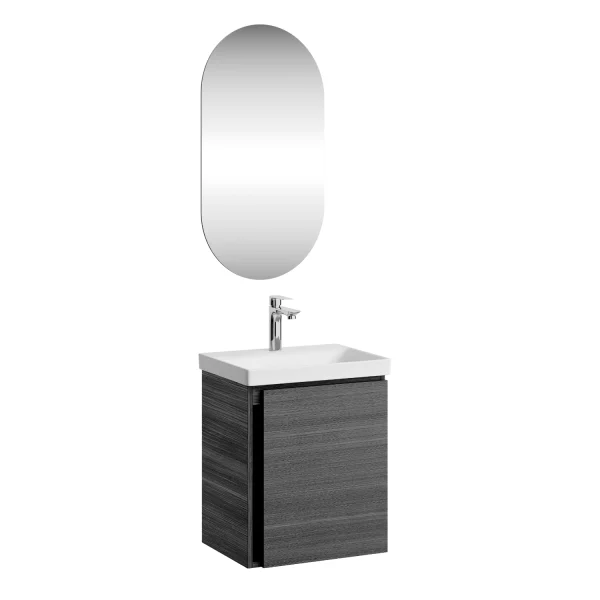 Bathroom furniture set with mirror 50cm (anthracite)