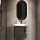 Bathroom furniture set with mirror 50cm (anthracite)