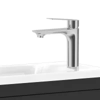 Sink base cabinet 50cm matte gray / matte gray with...