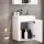 Badmöbel-Set mit Spiegelschrank 50cm (Weiß)