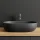 Aufsatzwaschbecken 60 cm schwarz matt