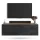 TV Board WEST Gold Oak / Charcoal Black 100 cm