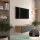 TV Board WEST Gold Oak / Charcoal Black 100 cm
