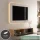 Mueble para TV WEST en roble dorado / negro carbón, 160 cm