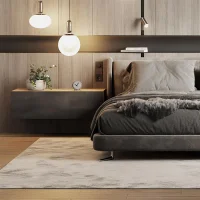 Schlafzimmer Nachttisch Schränke 2x 100 cm Gold...
