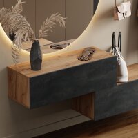 Flur Möbel Garderobe 2x Hängeschrank 100 cm...