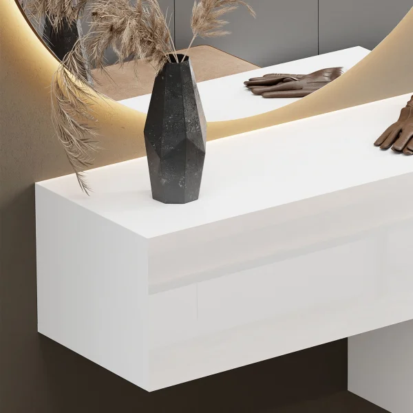 Flur Möbel Garderobe Hängeschrank 140cm einzeln weiß