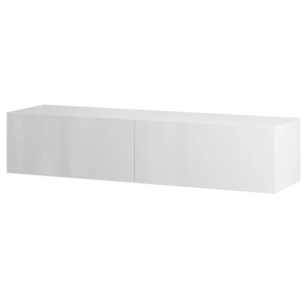 Flur Möbel Garderobe Hängeschrank 140cm einzeln weiß