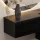 Hallway Furniture Coat Rack Wall Cabinet 140 cm Single Black