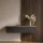 Flur Möbel Garderobe Hängeschrank 140cm einzeln Gold Eiche / Anthrazit