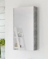 Badmöbel-Set mit Spiegelschrank 40cm (Beton)
