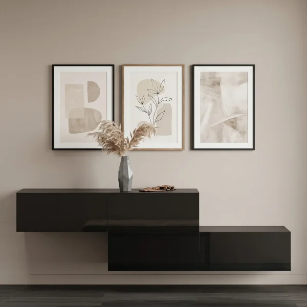 Meuble dentrée, penderie murale double, 140 cm, noir