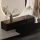 Meuble dentrée, penderie murale double, 140 cm, noir
