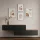 Meuble dentrée, penderie murale 140 cm, double, chêne doré / anthracite