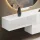 Hallway Furniture: 160 cm White Wall-Mounted Coat Rack (Single Unit)