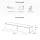 Hallway Furniture: 160 cm White Wall-Mounted Coat Rack (Single Unit)