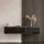 Hallway Furniture Coat Rack Wall Cabinet 160 cm Single Black