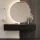 Hallway Furniture Coat Rack Wall Cabinet 160 cm Single Black