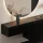 Hallway Furniture Coat Rack Wall Cabinet 160 cm Single Black