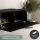 Hallway Furniture Coat Rack Wall Cabinet 160 cm Single Black