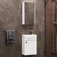 Badmöbel Set mit Waschtisch inkl. Waschbecken und...