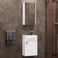 Set di mobili da bagno con lavabo, compreso lavandino e...